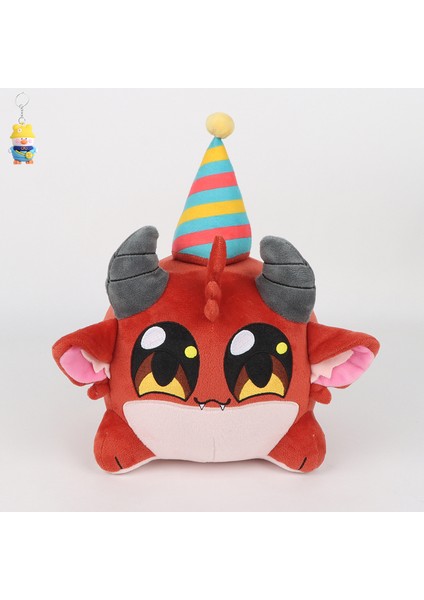 Duygusal Destek Demon Plushies Doğum Günü Pastası Peluş Oyuncak (Yurt Dışından)