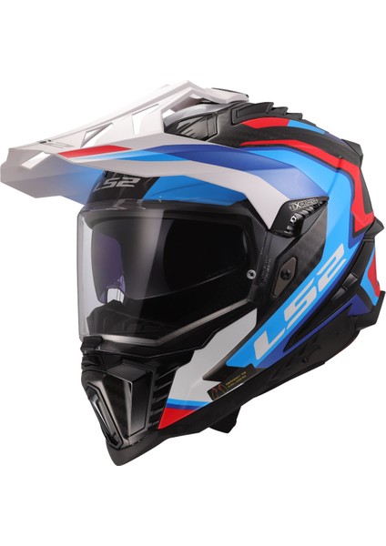 Explorer C Karbon Frontıer Iı Beyaz-Mavi Kask