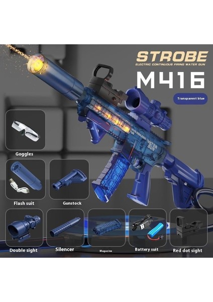 Çocukların Yeni Elektrikli Su Tabancası Yüksek Basınçlı Sürekli Büyük Kapasiteli Su Tabancası Oyuncakları (Yurt Dışından)