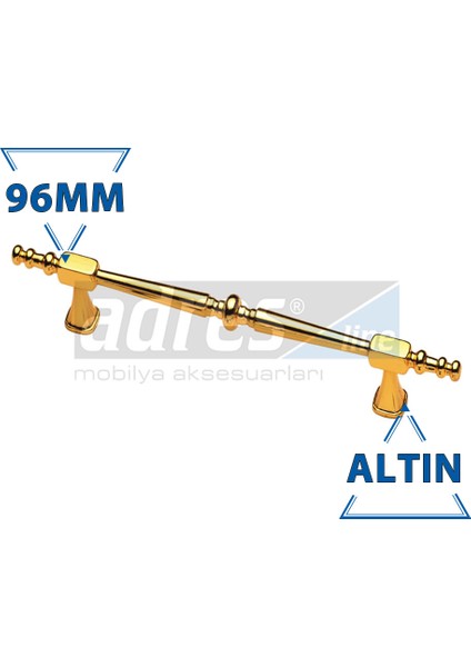 Ilgaz Kulp 4'lü 96mm Altın