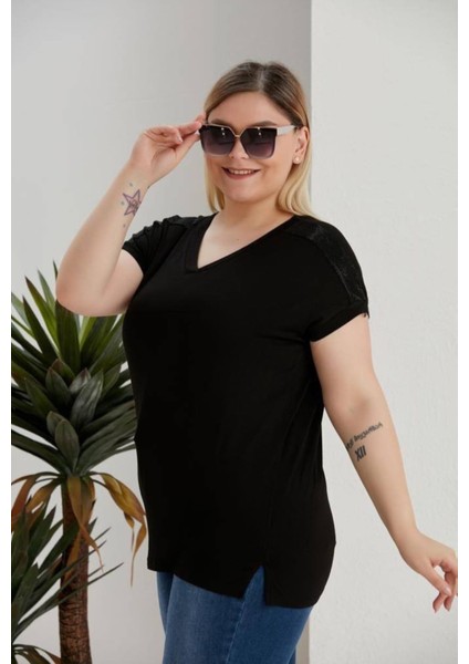 Kadın Siyah Büyük Beden Bluz fiyatları