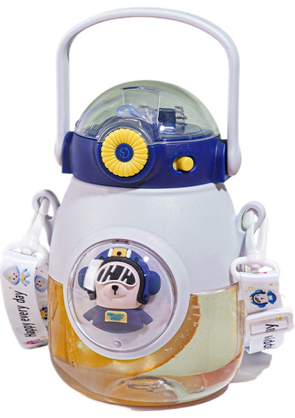 Yaz Yeni Büyük Kapasiteli Yeni Karikatür Plastik Bardak (Yurt Dışından)