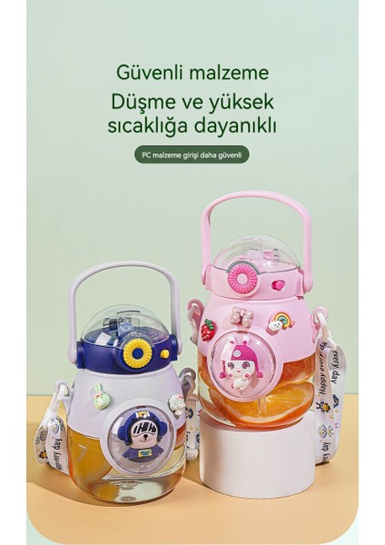 Yaz Yeni Büyük Kapasiteli Yeni Karikatür Plastik Bardak (Yurt Dışından) fiyatları