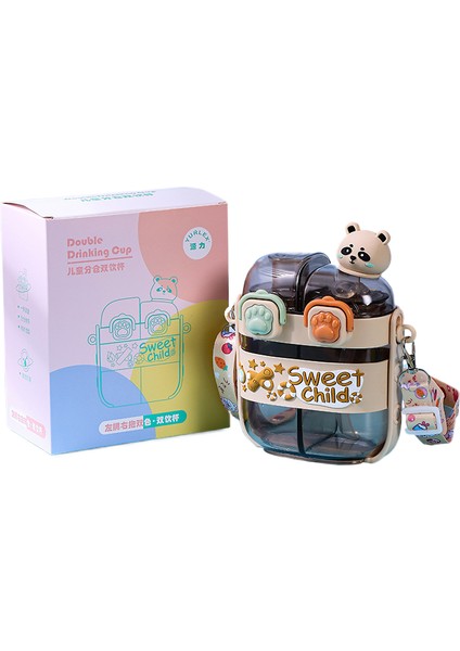 Sevimli Çift Içecek Net Kırmızı Yüksek Yüz Değeri Çocuk Pipet Dak Çift Depo (Yurt Dışından)