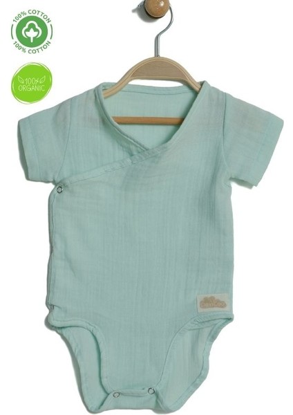 %100 Pamuklu Organik Müslin Unisex Alttan Çıtçıtlı Body modelleri