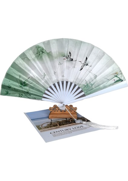 8 Inç Çift Taraflı Antik Stil Ulusal Gelgit Hayranı (Yurt Dışından)