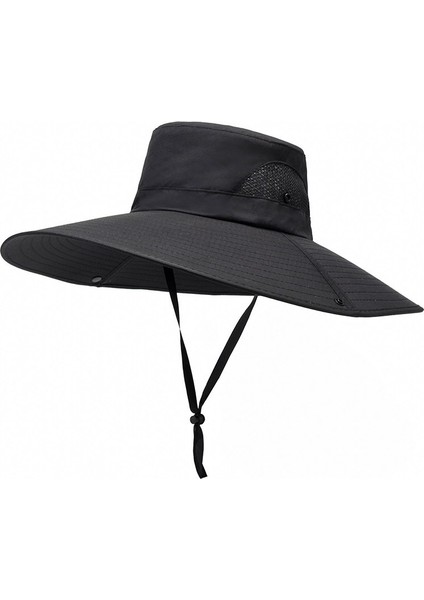 Anti-Uv Güneşlik Açık Yaz Balıkçılık Koruma Güneş Koruyucu Güneş Fan Şapka (Yurt Dışından)