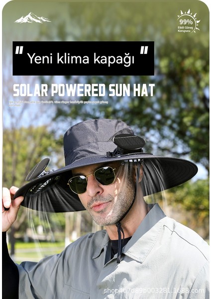 Anti-Uv Güneşlik Açık Yaz Balıkçılık Koruma Güneş Koruyucu Güneş Fan Şapka (Yurt Dışından) fırsatları