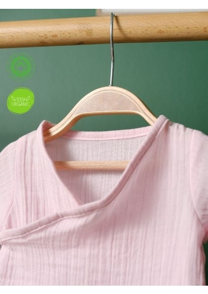 %100 Pamuklu Organik Müslin Unisex Alttan Çıtçıtlı Body modelleri