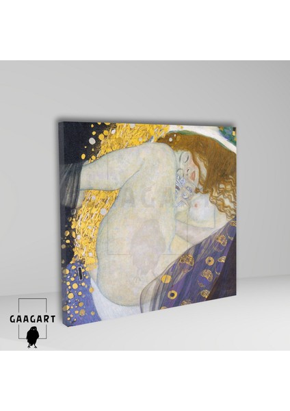 Kare Kanvas Tablo Ünlü Eserler Gustav Klimt-Danae (1907) fiyatları