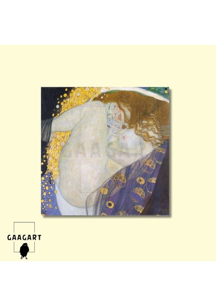 Kare Kanvas Tablo Ünlü Eserler Gustav Klimt-Danae (1907) modelleri