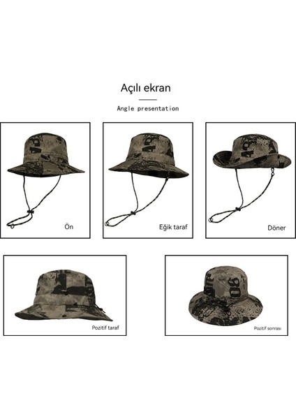 Balıkçı Şapkası Açık Hava Eğlence Güneş Koruyucu Şapka (Yurt Dışından) fırsatları
