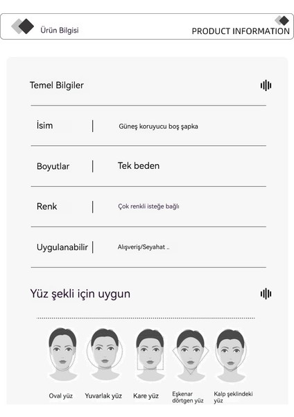 Yaz Yüzünü Kapat Nefes Güneş Şapkası (Yurt Dışından) fiyatları