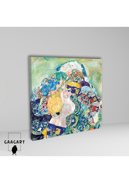 Kare Kanvas Tablo Ünlü Eserler Gustav Klimt Baby Cradle fiyatları