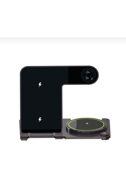 Hızlı Şarj 3in 1 Mag Safe Tutucu Kompakt Stand Telefon Saat Kulaklık Aynı Anda Hızlı Şarj