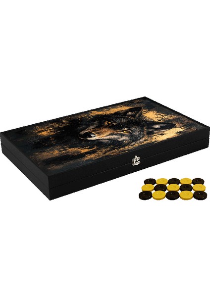 Özel Kurt Tasarımı Tavla fiyatları