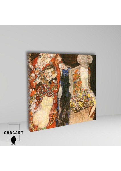 Kare Kanvas Tablo Ünlü Eserler Gustav Klimt The Bride 1918 fiyatları