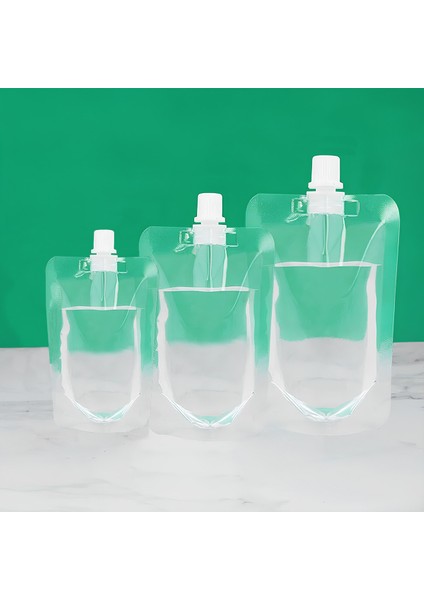 Çeşitli Ölçülerde İçecek Torbası 50 ml Ginger Shot, 100 ml Detoks, 200 ml Cold Brew 2'şer Adet (Toplamda 6 Adet)