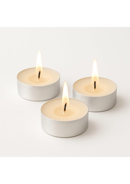 Roll-Up Beyaz Tealight Mum 8gr 100LÜ