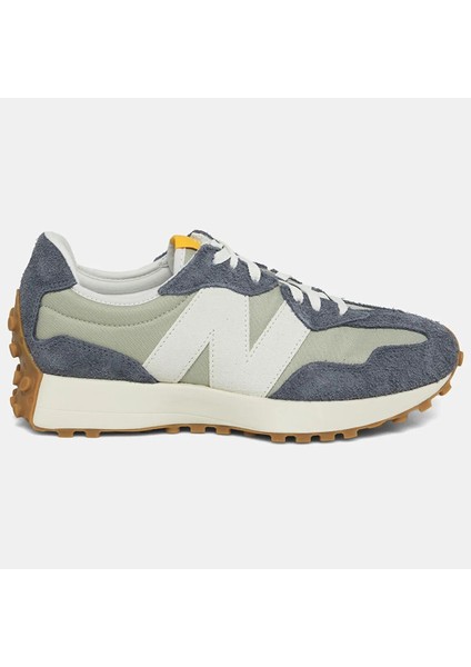 US327SD Leather Lifestyle Unisex Sneaker Hakiki Deri Günlük Spor Ayakkabı Mavi