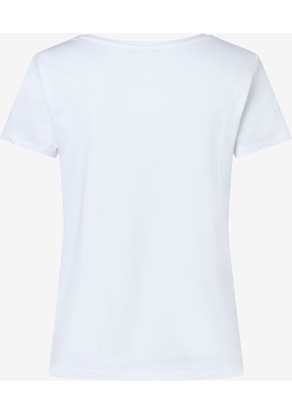 Kadın Ayakkabı Baskılı Beyaz Regular Fit Tişört modelleri