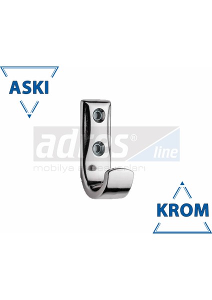 Vizyon Askı 4'lü Krom