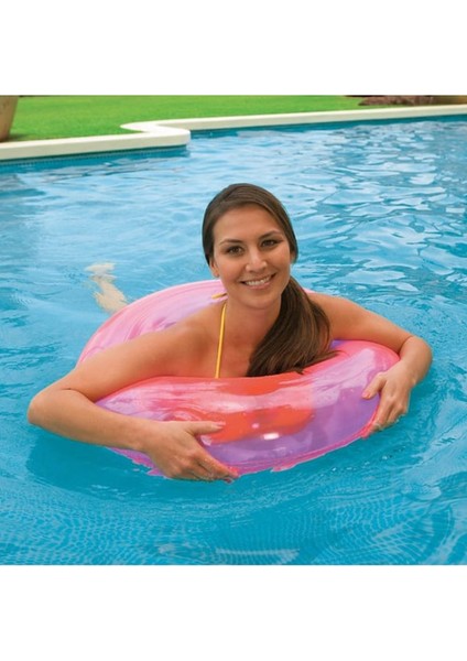 76 cm Jumbo Deniz Havuz Simidi 8 Yaş Üstü Için / Transparent Swim Tube - 59260 fiyatları