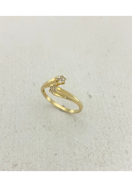 14 Ayar Altın Taşlı Kuyruk Yıldızı Yüzük fiyatları