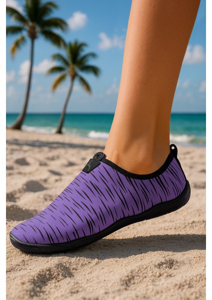 Plaj ve Deniz Ayakkabısı,havuz Ayakkabısı,su Sporu,hayal Lila