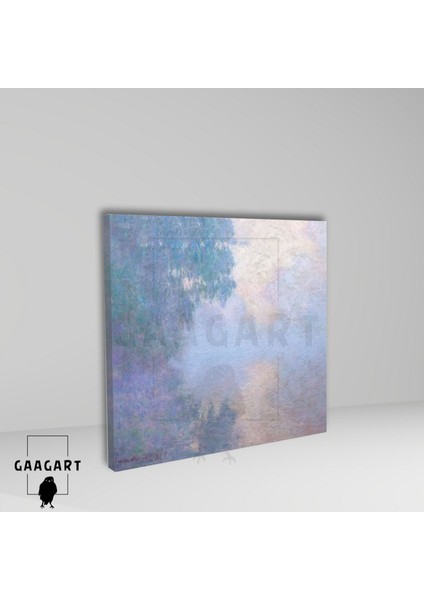 Kare Kanvas Tablo Ünlü Eserler Claude Monet Morning On The Seine fiyatları