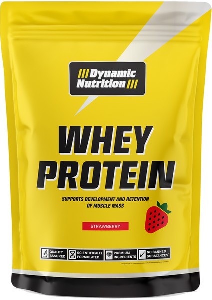 Whey Protein Tozu - 420 gr - 14 Servis - Çilek Aromalı