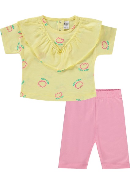 Kız Bebek Takım 6-18 Ay Sarı