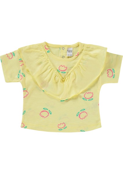 Kız Bebek Takım 6-18 Ay Sarı modelleri