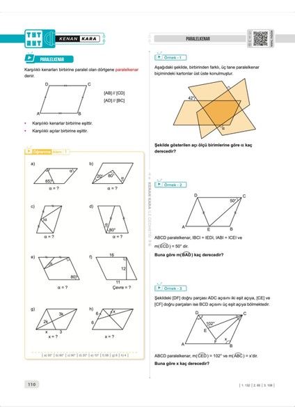 Kenan Kara İle TYT - AYT Geometri Video Ders Kitabı