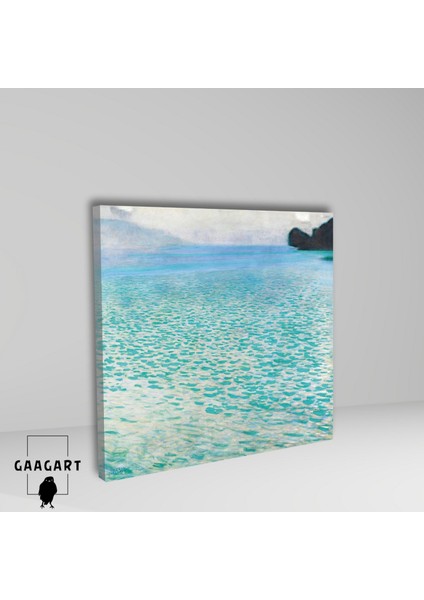 Kare Kanvas Tablo Ünlü Eserler Gustav Klimt On Lake Attersee fiyatları