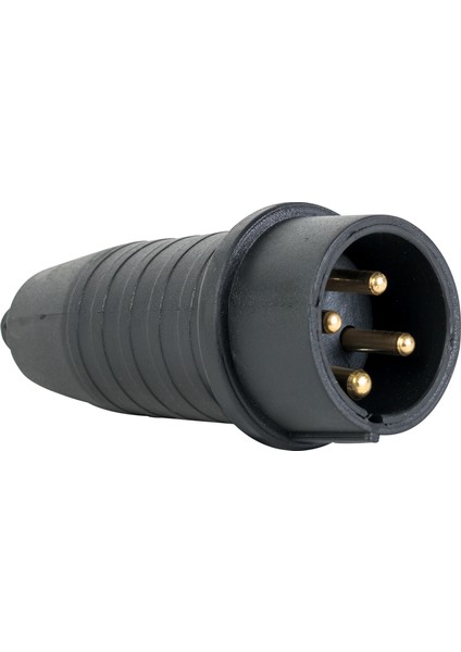 Düz Kauçuk Fiş 3p+E 32A Mete Enerji