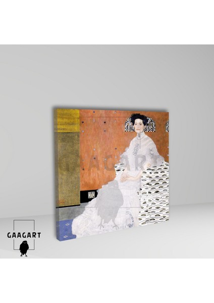 Kare Kanvas Tablo Ünlü Eserler Gustav Klimt Fritza Riedler Portresi fiyatları