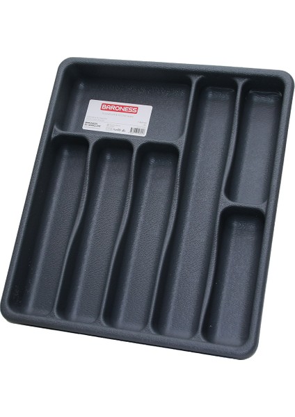 Gri - 7 Bölmeli Çekmece Içi Kaşıklık (4767) - MCT7497-1902