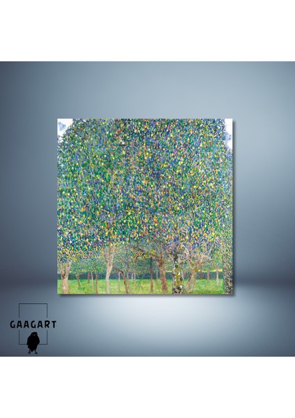 Kare Kanvas Tablo Ünlü Eserler Gustav Klimt Armut Ağacı Tablosu modelleri