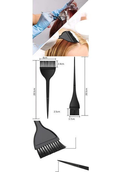 Turk Geniş Uçlu Saç Boya Fırçası Balyaj Fırçası Solingen Professional - MCT8409-9373 fiyatları