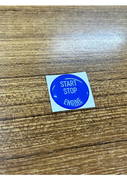 Bmw 1 Serisi E87 F20 Uyumlu Mavi Start Stop Sticker modelleri