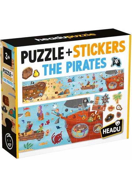 Puzzle + Stıckers The Pırates (+3 Yaş)