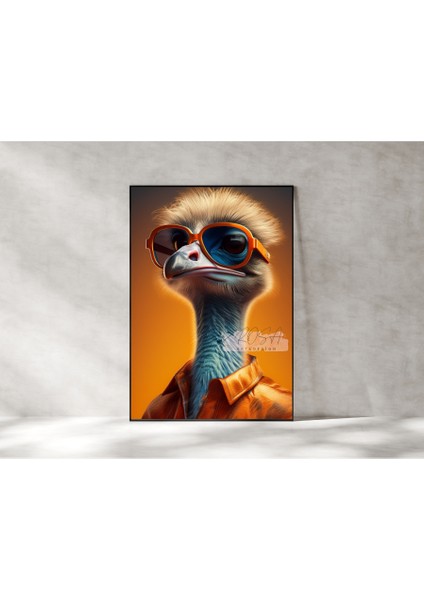 Çerçevesiz Poster Devekuşu "oscar" indirimleri