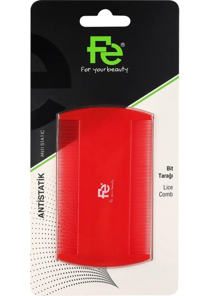 Antistatik Bit Tarağı FECH214 - Kırmızı