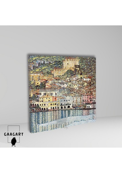 Kare Kanvas Tablo Ünlü Eserler Gustav Klimt Garda Denizi fiyatları