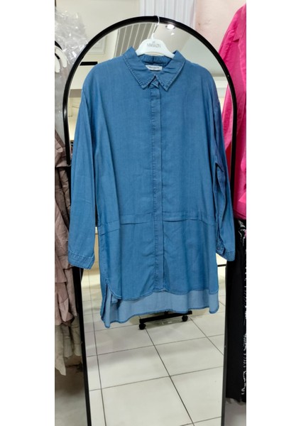 Kadın Tensel Kumaş Büyük Beden Tunik modelleri