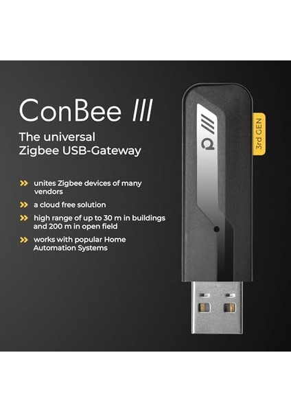Conbee Iıı - Evrensel Zigbee USB Ağ Geçidi