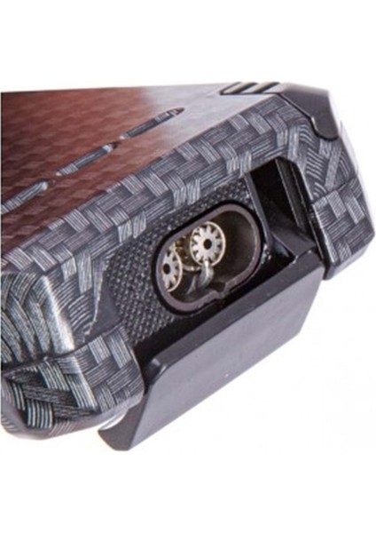 Karbon Desenli 2 Torch Çakmak & Puro Delici – CCM0584