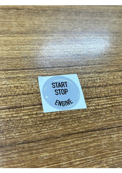 Bmw 1 Serisi E87 F20 Uyumlu Gri Start Stop Sticker