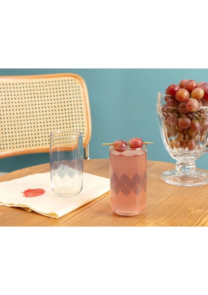 Musette Blue Rugs 4'lü Meşrubat Bardağı Seti 365 ml